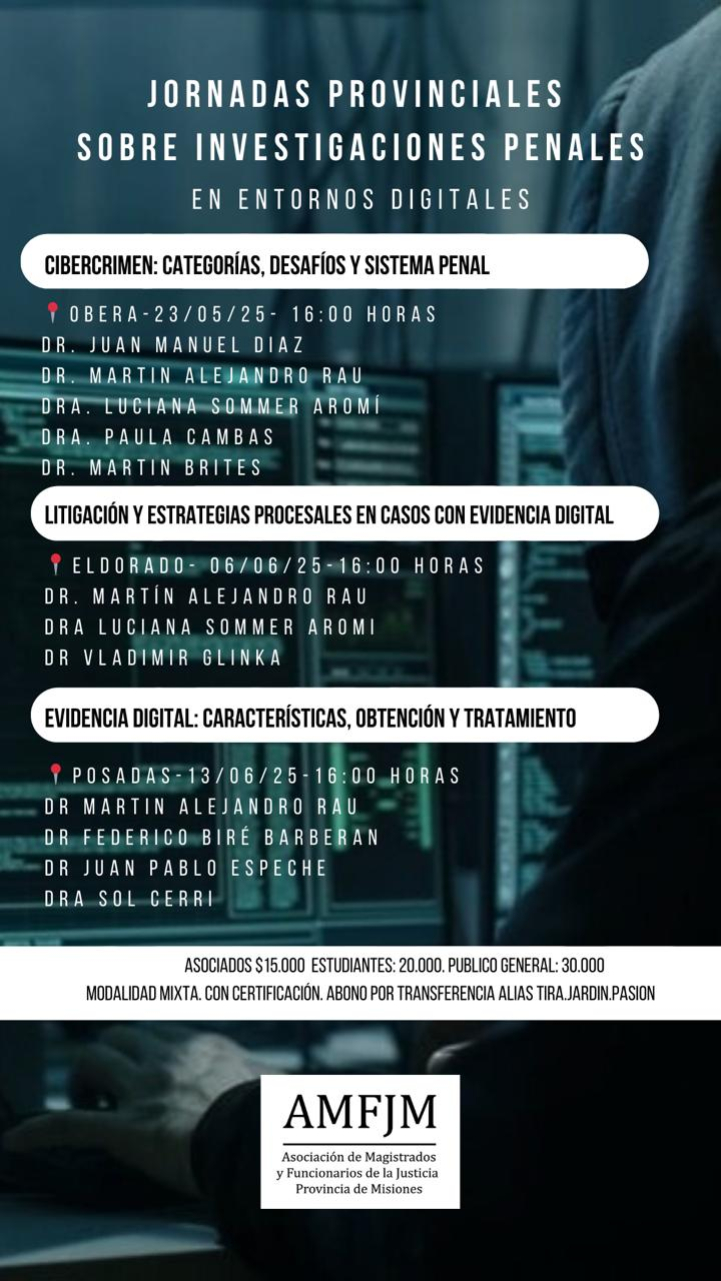 Jornadas Provinciales sobre investigaciones Penales 1